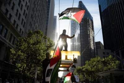 Protest at San Francisco APEC Summit demand freedom for Gaza