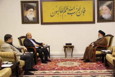 دبیرکل حزب الله لبنان با رهبران حماس دیدار کرد