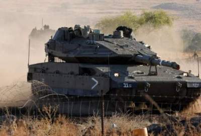 قطعات به‌جا مانده از تانک های «اسرئیلی» در شمال غزه