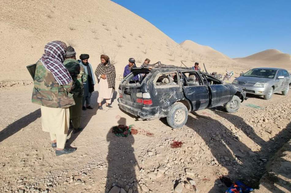 کشته و زخمی شدن هفت نفر در نتیجه حادثه ترافیکی در ولایت بادغیس