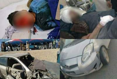 زخمی شدن هفت تن در نتیجه چند رویداد ترافیکی جداگانه در غزنی