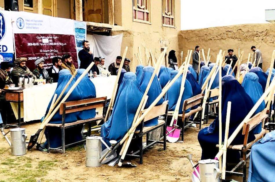 آغاز روند توزیع ابزار ساخت باغچه خانگی برای چهار هزار زن در ولایت سرپل