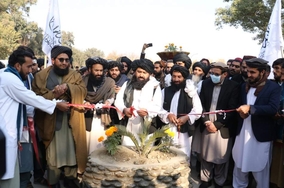 افتتاح چندین پروژه به ارزش بیش از 21 میلیون افغانی در دانشگاه ننگرهار