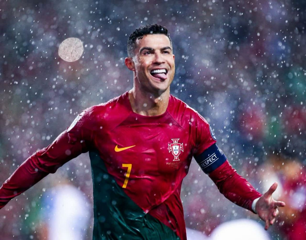 Historical record for Ronaldo; 53 goals at the age of 39