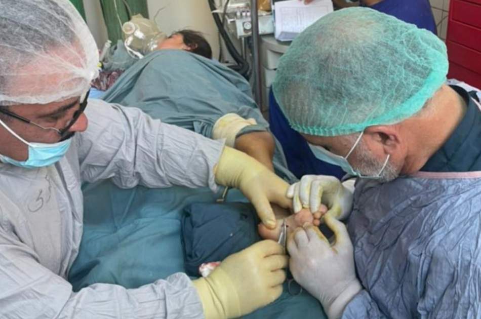 Successful orthopedic surgery of foot deformity in Sardar Mohammad Dawood Khan Hospital