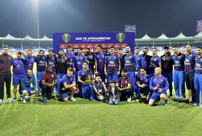 Naveen, Najib and Qais led the Afghanistan cricket team to victory against the UAE with a result of 2:1
