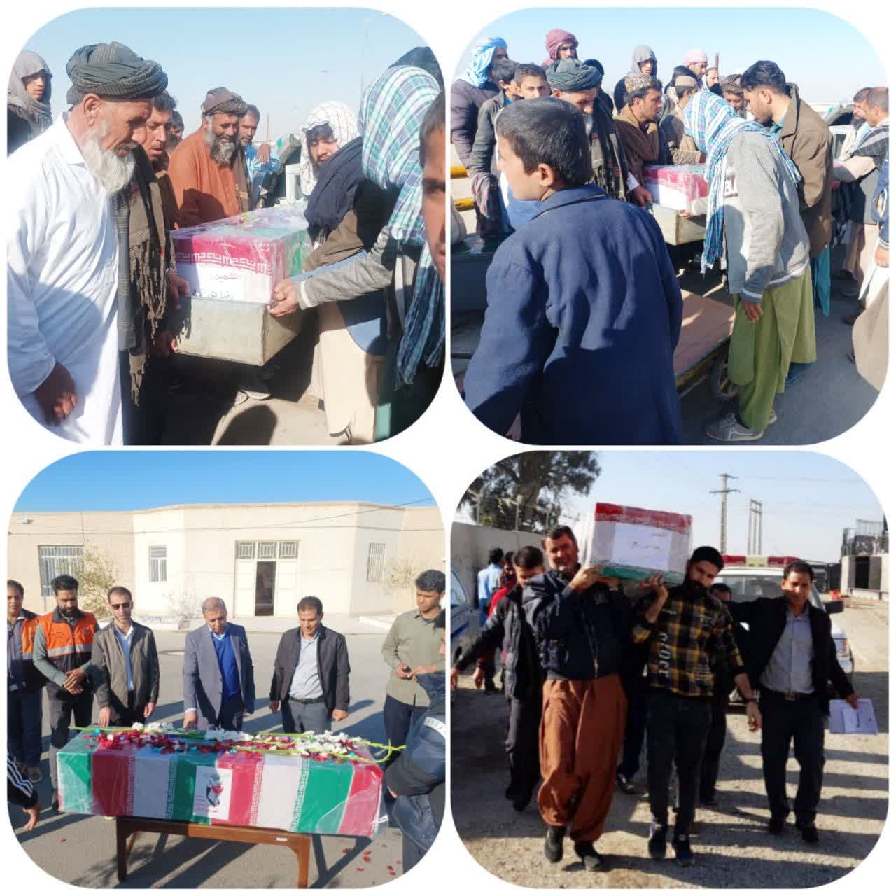 استقبال و بدرقه پیکر شهید افغانستانی حادثه تروریستی کرمان در مرز میلک