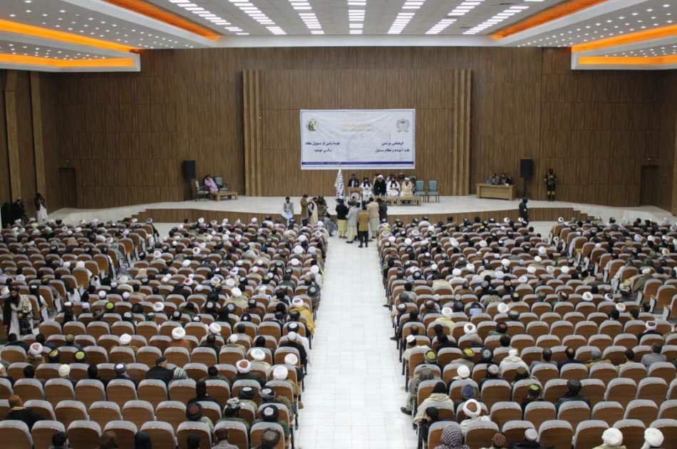 برگزاری گردهمایی «ملت آسوده و نظام مسئول» در هرات/ وزیر اطلاعات و فرهنگ: امارت اسلامی نظام مردمی است