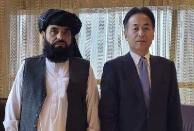 اهمیت تعامل و کمک‌های بشری محور دیدار سهیل شاهین با سفیر جاپان در کابل