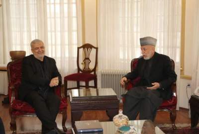 تحکیم و گسترش روابط ایران و افغانستان محور دیدار کاظمی قمی با کرزی