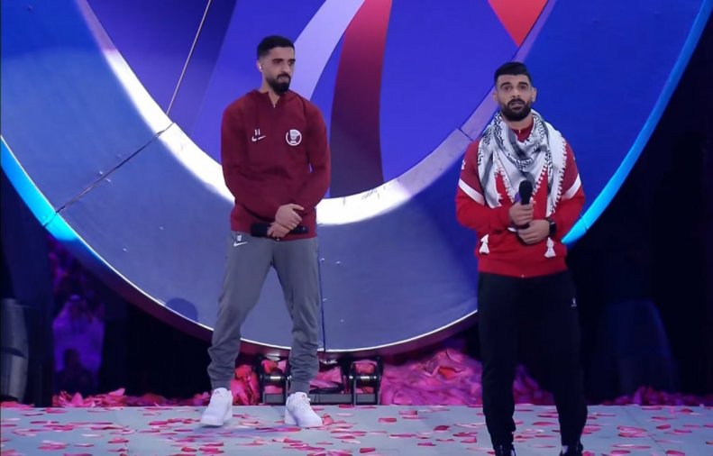 اقدام جالب قطر در حمایت از غزه؛ خواندن سوگندنامه جام ملت‌های آسیا توسط کاپیتان تیم ملی فلسطین