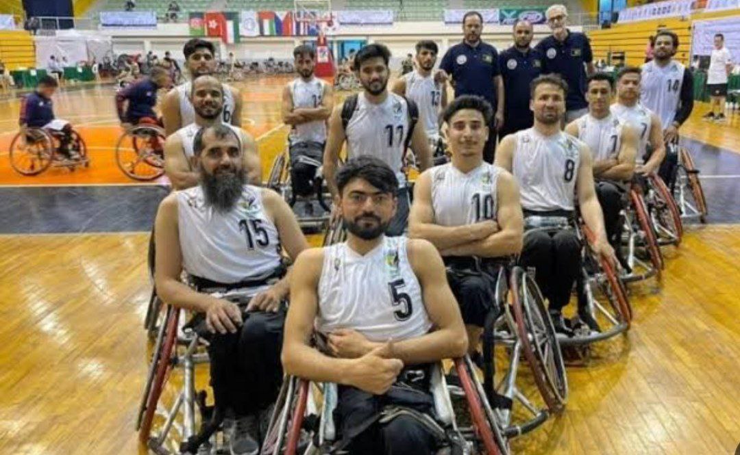 تیم ملی ویلچر بسکتبال افغانستان با تیم عربستان رقابت می‌کند