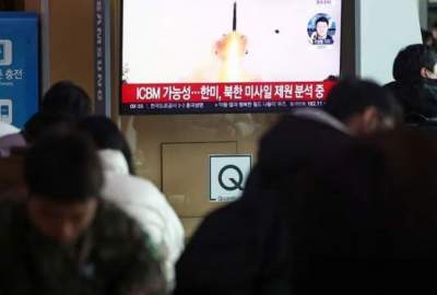 North Korea fired a missile into the sea