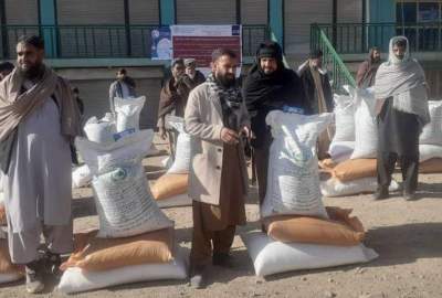 Distribution of wheat seeds and chemical fertilizers to thousands of farmers in Wardak