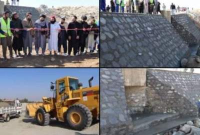 بهره‌برداری از دو دیوار استنادی در ننگرهار به ارزش ۱۰ میلیون افغانی