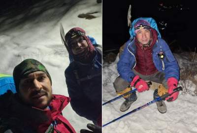 صعود شبانه و سخت کوهنوردان مهاجر افغانستانی به قله «کهار» ایران  