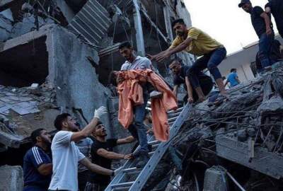 شهادت 195 نفر در طی یک شبانه روز گذشته در غزه