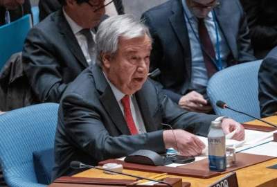 UN chief urges world to reject refusal of two states
