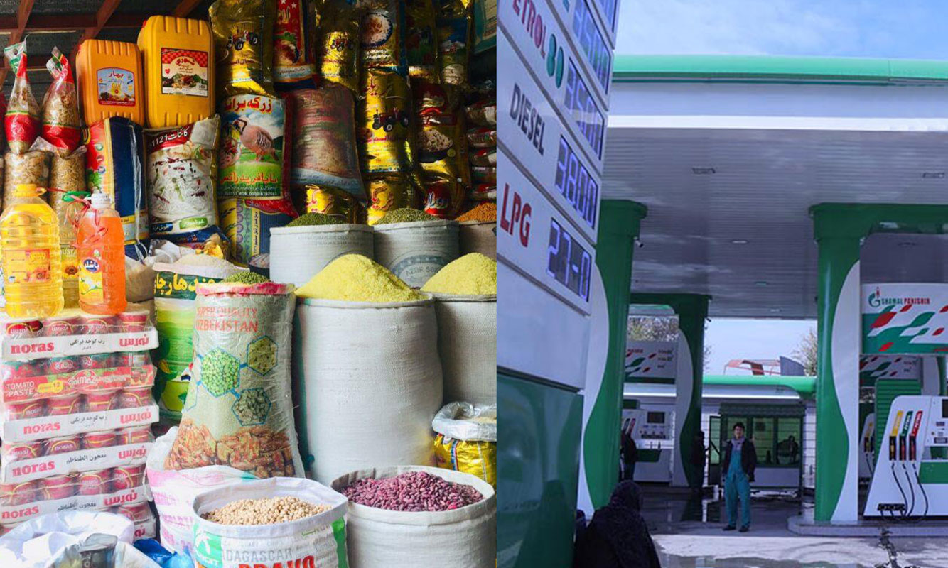 بهای مواد اولیه و سوخت در بازارهای کابل / شنبه ۷ دلو