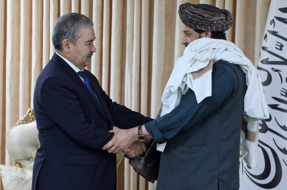 در دیدار مجاهد و رئیس استخبارات ازبکستان بر «استحکام مرزها» تاکید شد