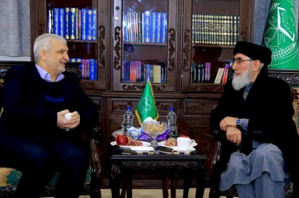 کاظمی قمی و گلبدین حکمتیار در مورد اوضاع کنونی افغانستان گفتگو کردند