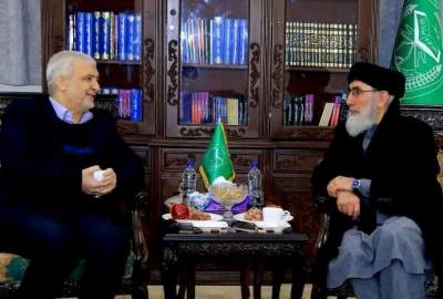 کاظمی قمی و گلبدین حکمتیار در مورد اوضاع کنونی افغانستان گفتگو کردند