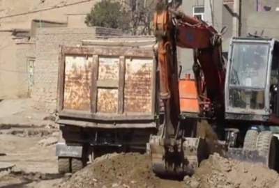 کار ساخت یک جاده با هزینه بیش از ۴ میلیون افغانی در ولایت بادغیس آغاز شد