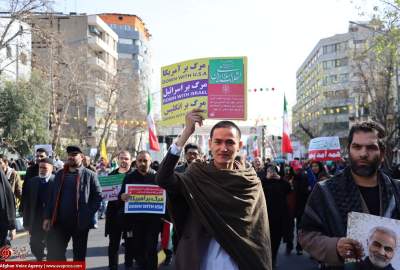 گزارش تصویری/ جشن باشکوه 45مین سالگرد پیروزی انقلاب اسلامی ایران با حضور مهاجرین افغانستانی در تهران  