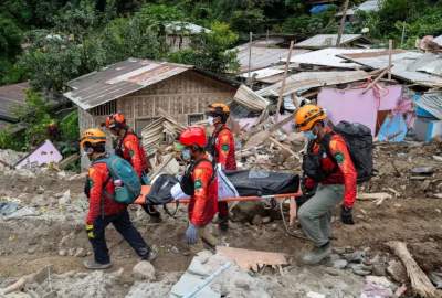 The death toll from the landslide in the Philippines reached 54