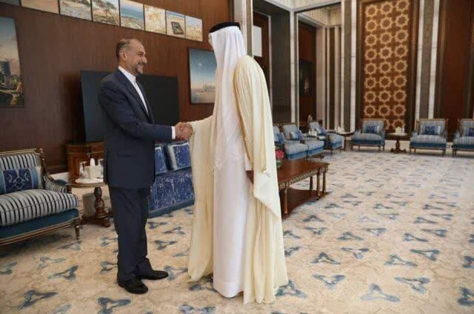 دیدار وزیر خارجه ایران با امیر قطر/ تداوم تلاش‌های تهران و دوحه برای پایان نسل‌کشی در غزه