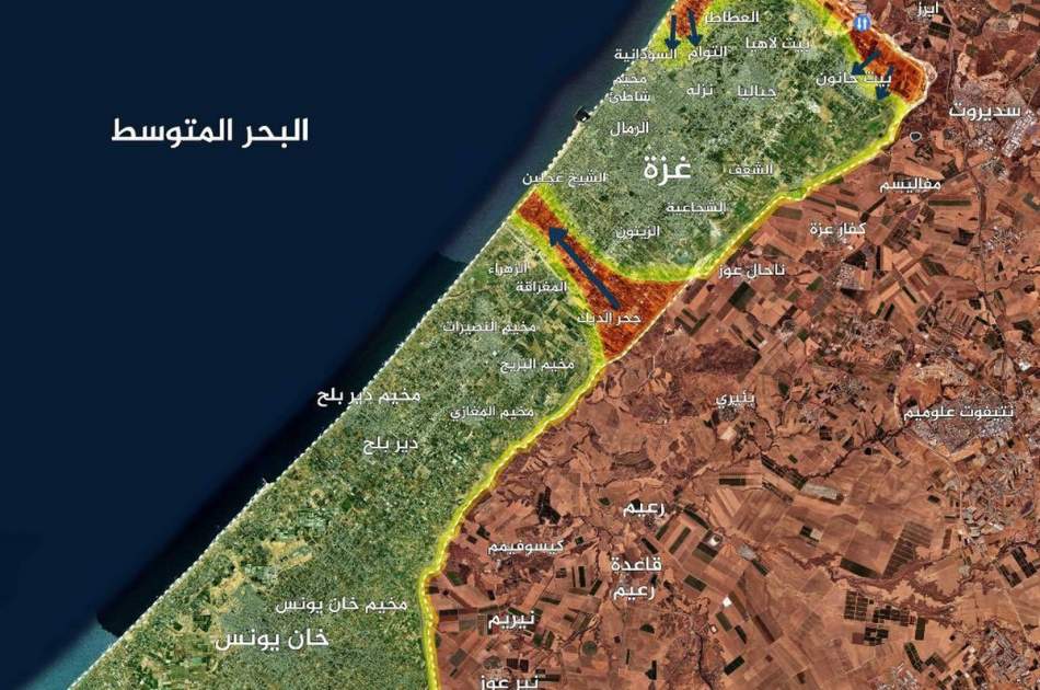 رژیم صهیونیستی قصد دارد شمال و جنوب نوار غزه را جداسازی کند