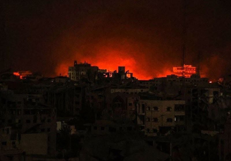 تداوم حملات سنگین هوایی به غزه/ تجاوزات گسترده نظامیان صهیونیست به کرانه باختری