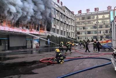 نزدیک به 60 نفر در پی آتش سوزی یک ساختمان در چین کشته و زخمی شدند