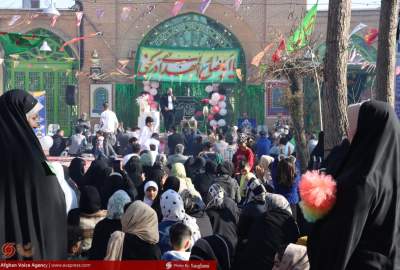 گزارش تصویری/ جشن بزرگ نیمه شعبان در حرم امامزاده علی اکبر(ع) شهر ری تهران  