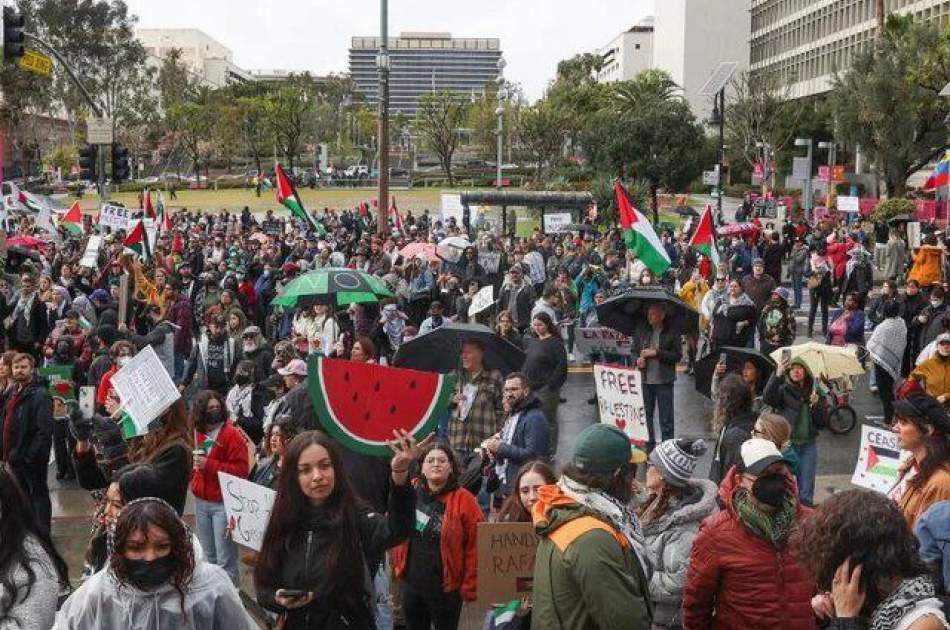 معترضان حامی فلسطین در امریکا و انگلیس مثل هفته های گذشته به خیابان ها آمدند