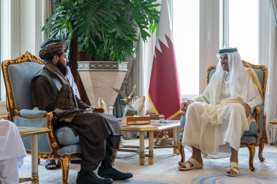 سرپرست وزارت دفاع در دیدار با امیر قطر از نقش این کشور در «پایان اشغال افغانستان» قدردانی کرد