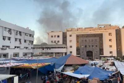 The barbaric attack of the Zionist army on al-Shifa hospital in Gaza/ continued bombing of the northern and central areas of Gaza