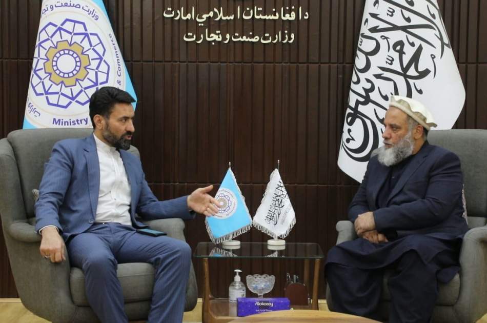 رایزن فرهنگی ایران در کابل در دیدار با وزیر صنعت و تجارت؛ تأکید بر به‌کارگیری از ظرفیت هنر و رسانه برای ارتقا روابط تجاری