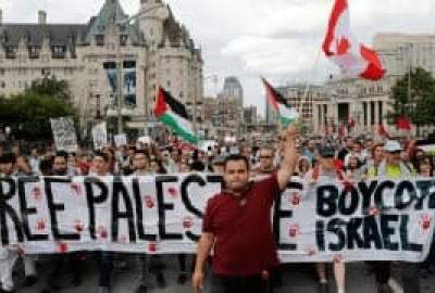 Canadian police make arrests at pro-Palestine protest