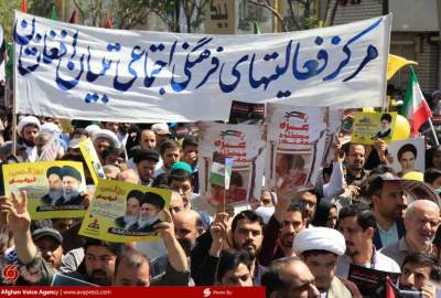 گزارش تصویری/ حضور حماسی انصار و مهاجرین قم در راهپیمایی روز جهانی قدس  