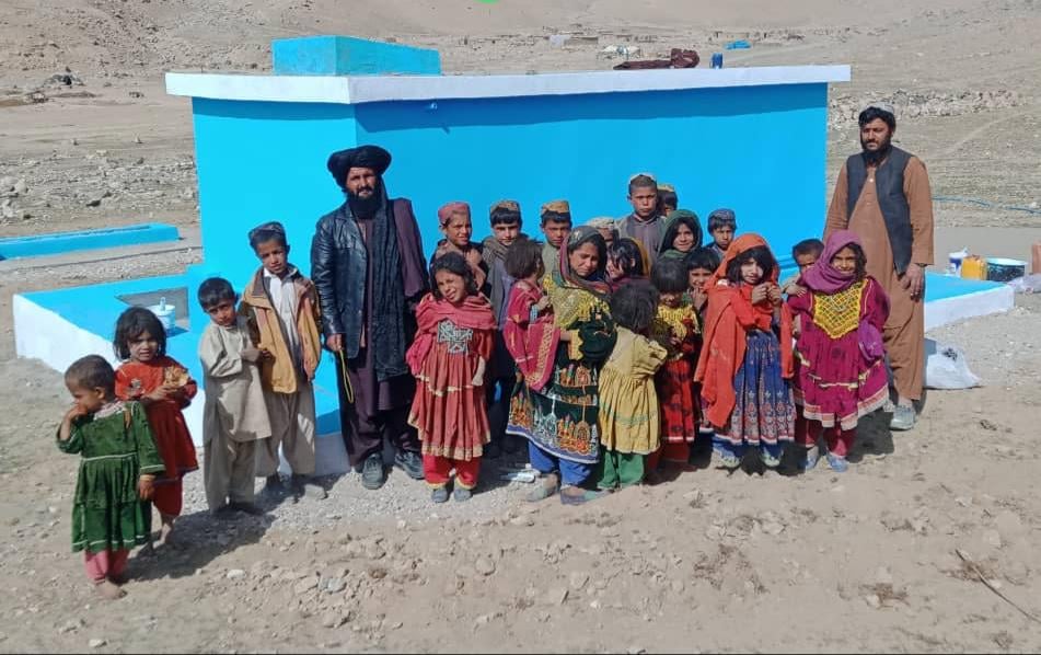 کار ساخت یک شبکه آب‌رسانی با هزینه نزدیک به ۸ میلیون افغانی در زابل به پایان رسید