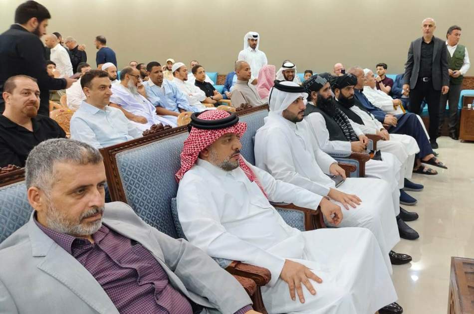 شرکت مقام های ارشد امارت اسلامی در دوحه در مراسم فاتحه اعضای خانواده اسماعیل هنیه