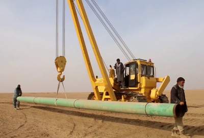 انتقال 1.5 میلیون متر مکعب گاز با تکمیل پایپ لاین شبرغان ـ مزارشریف در 24 ساعت  