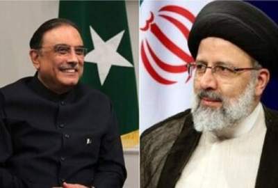 Telephone conversation between the presidents of Iran and Pakistan/Zardari