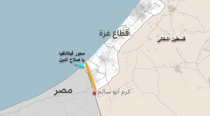 مصر احداث دیوار حائل میان این کشور با غزه را تکمیل کرده است