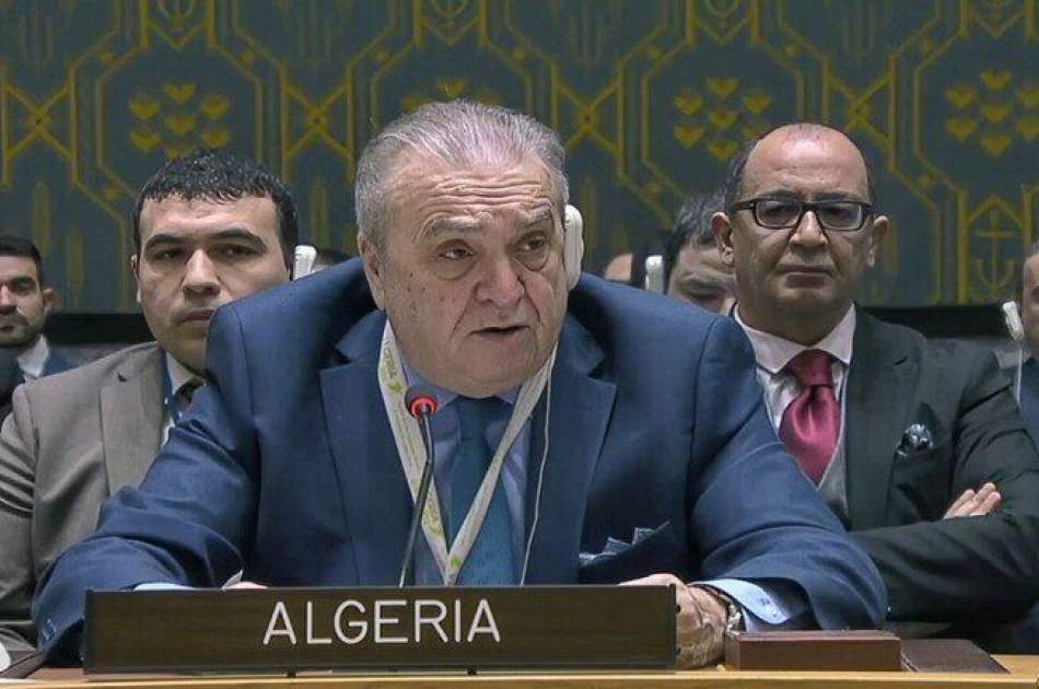 Algeria resubmits the full membership file of Palestine to the Security Council