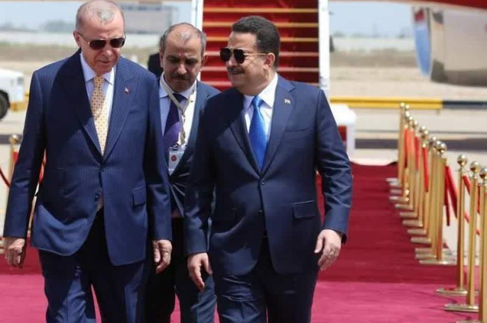 اردوغان پس از ۱۳ سال به عراق سفر کرد