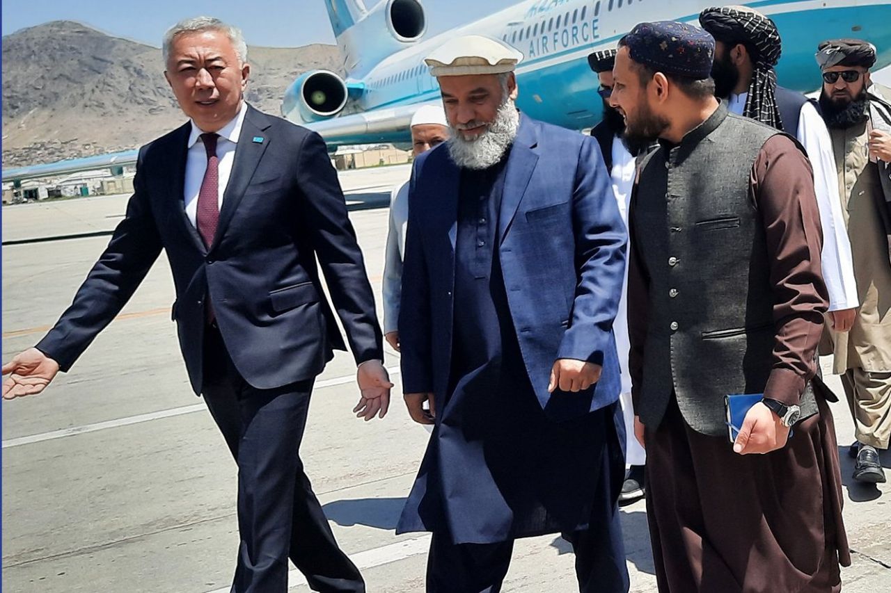 سفر هیئت عالی رتبه قزاقستان به کابل