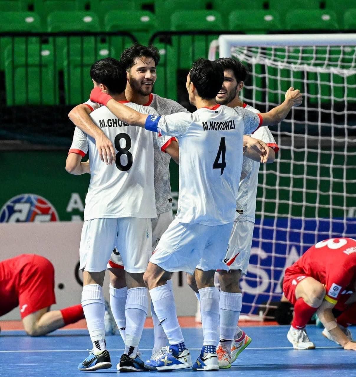 امارت اسلامی صعود تیم ملی فوتسال کشور به جام جهانی را تبریک گفت