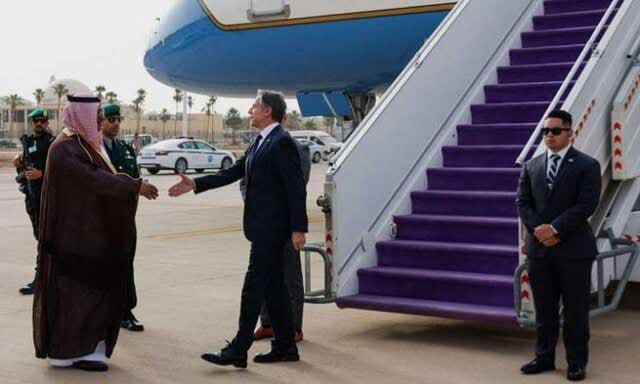 وزیر خارجه امریکا وارد عربستان شد
